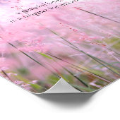 Dankbare Herz florale Inspiration Natur Poster (Ecke)