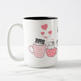 Dankbare Herz-Tasse perfekt Geschenk für Hubby, Eh Zweifarbige Tasse