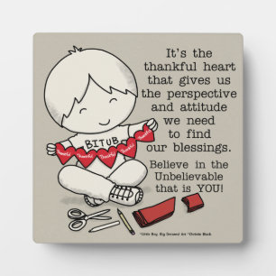 Dankbare Herzen Fotoplatte