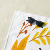 'Dankbare Herzen, Friedvolle Seelen' Strandtuch (Beispiel)