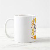 ''Dankbare Herzen, Friedvolle Seelen' Tasse (Links)