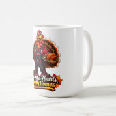DANKBARE HERZEN, GLÜCKLICHE HEIME KAFFEETASSE (VorderseiteRechts)