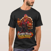 DANKBARE HERZEN, GLÜCKLICHE HEIME T-Shirt (Vorderseite)