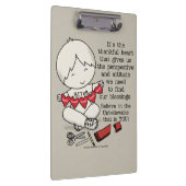 Dankbare Herzen Klemmbrett (Rechts)