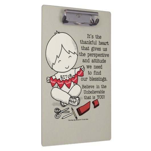 Dankbare Herzen Klemmbrett (Rechts)