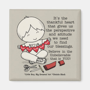 Dankbare Herzen Magnet