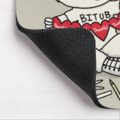 Dankbare Herzen Mousepad (Ecke)