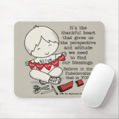 Dankbare Herzen Mousepad (Mit Mouse)