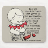 Dankbare Herzen Mousepad (Vorne)