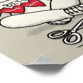 Dankbare Herzen Poster (Ecke)