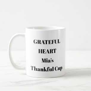 Dankbare herzliche tägliche Affirmation Tasse