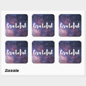 Dankbare himmlische Aufkleber (Blatt)