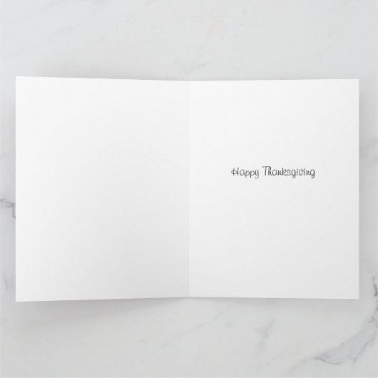 Dankbare Hunde Erntedank Harvest Pumpkins Karte (Innenseite)