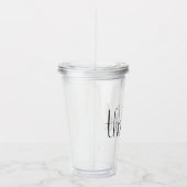 Dankbare Isoliertrommel Acryltrinkbecher (Rechts)