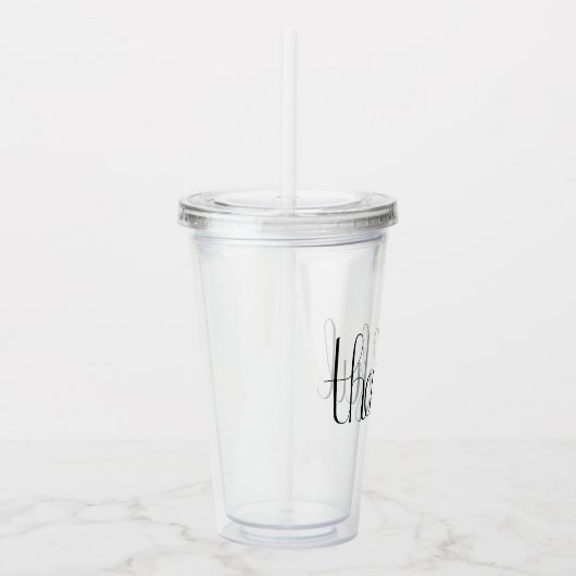 Dankbare Isoliertrommel Acryltrinkbecher (Rechts)