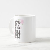 Dankbare Kanji-Kunst Kaffeetasse (Vorderseite Links)