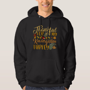 Dankbare Kindergarten Truthähne Erntedankfest Lehr Hoodie