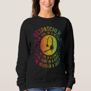 Dankbare Krankenpflegerin Weihnachts Dispatcher Di Sweatshirt