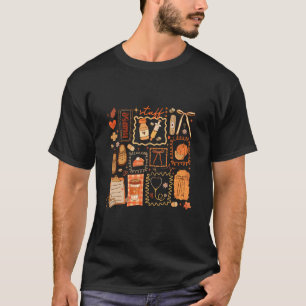 Dankbare Krankenschwester Herbst Stethoskop Kokett T-Shirt