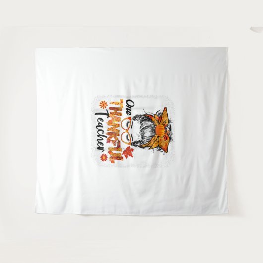 dankbare Lehrerin für Frauen fallen Erntedank chao Wandteppich (Vorderseite (Horizontal))