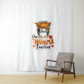 dankbare Lehrerin für Frauen fallen Erntedank chao Wandteppich (Beispiel)