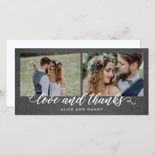 Dankbare Liebe Hochzeit Dankeschön Karten (Vorne/Hinten)