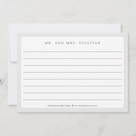 Dankbare Liebe Hochzeit Foto Danke, dass ihr Karte (Rückseite)