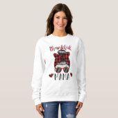 Dankbare Mama Erntedankfest Sweatshirt (Vorne ganz)