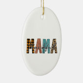 Dankbare Mama Fall Typografie Keramik Ornament (Rechts)
