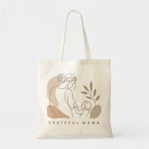 Dankbare Mama Minimalist Boho Mutter und Baby Lini Tragetasche