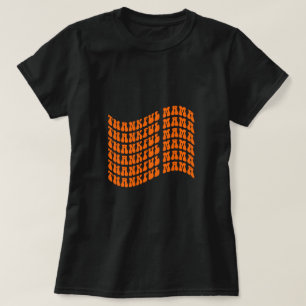 Dankbare Mama Typografie T-Shirt