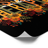 Dankbare Massage Therapist Erntedank Massage Th Poster (Ecke)