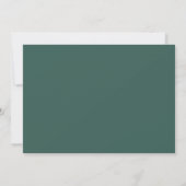 Dankbare Mintgrüne Minimalistische Foto Dankeskarte (Rückseite)