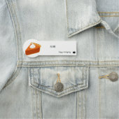 Dankbare Momente: Personalisierte Namensmarken Namensschild (Beispiel)