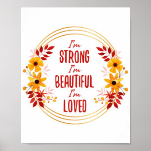 Dankbare Motivationsworte für den Erfolg Poster