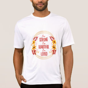 Dankbare Motivationsworte für den Erfolg T-Shirt