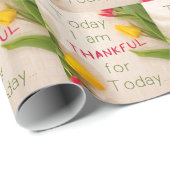 Dankbare Motivierend Zahlen Geschenkpapier (Rolleneckpunkt)