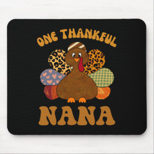 Dankbare Nana für Frauen Herbst Thanksgiving Truth Mousepad