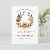 Dankbare neue Zuhause, die wir beim Herbstfallen v Ankündigung (Stehend Vorderseite)