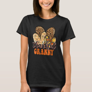 Dankbare Oma Gepard Herz Oma Leben Herbst Tha T-Shirt
