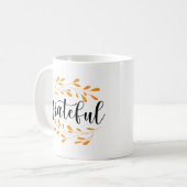Dankbare Personalisierte Kaffeetasse (Vorderseite Links)