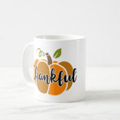 Dankbare Personalisierte Kaffeetasse (Vorderseite Links)