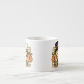 Dankbare Pilgris Espressotasse (Vorderseite)