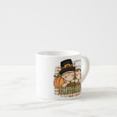 Dankbare Pilgris Espressotasse (Vorderseite Rechts)