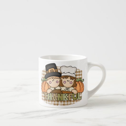 Dankbare Pilgris Espressotasse (Rechts)