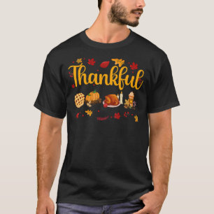 Dankbare Pumpkin Gewürz Türkei Fall Coffe Herbst T T-Shirt