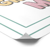 Dankbare Reaktion auf Gottes Gnade und Barmherzigk Poster (Ecke)