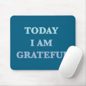 Dankbare Retro-Sonnenuntergangs-Gradient-Typografi Mousepad (Mit Mouse)