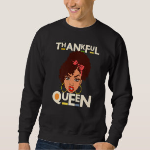 Dankbare Schwester Black Girl Magic Braune Haut Mä Sweatshirt