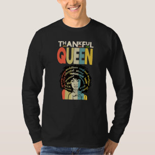Dankbare Schwester Black Girl Magic Braune Haut Mä T-Shirt